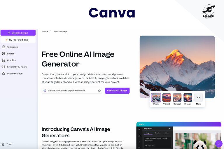 ai สร้างภาพ Canva
