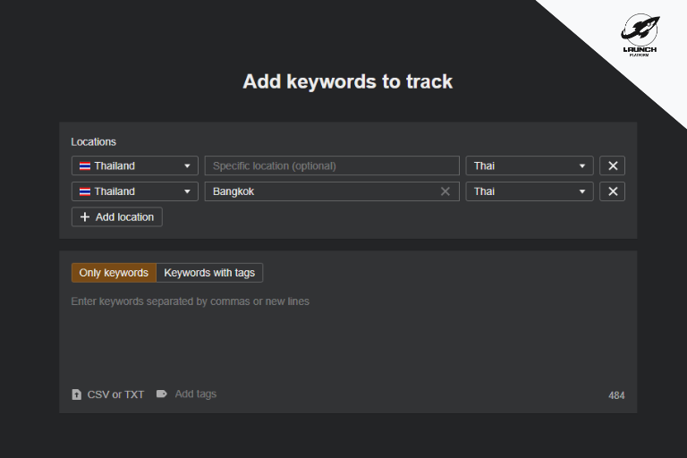 ahrefs tracking keyword