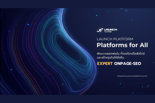 บริษัททำ SEO launch platform