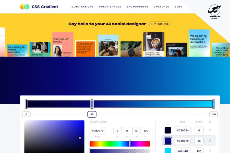 web-design-css-gradient ออกแบบเว็บด้วย css gradient
